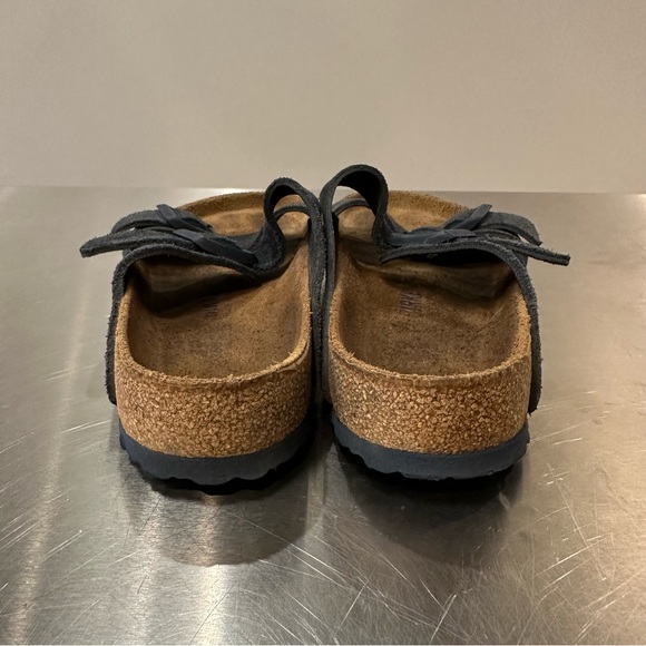 Birkenstock Navy Blue Suede Sandals - Picture 3 of 8